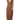 Fabiana Filippi Brown Sleeveless Deep V-neck A-line Long Maxi Dress