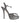 Dolce &amp; Gabbana Silver Leather Platform Heels Sandals Shoes