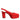 Dolce & Gabbana Red Platform Slingback Heels Sandals Shoes