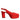 Dolce & Gabbana Red Platform Slingback Heels Sandals Shoes