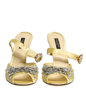 Sandalias con cristales amarillos de Dolce &amp; Gabbana KEIRA
