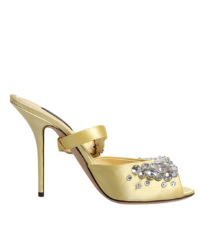Sandalias con cristales amarillos de Dolce &amp; Gabbana KEIRA