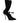 Dolce &amp; Gabbana Black Stiletto Heels Mid Calf Boots Shoes