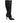 Dolce &amp; Gabbana Black Leather Heels Knee High Boots Shoes