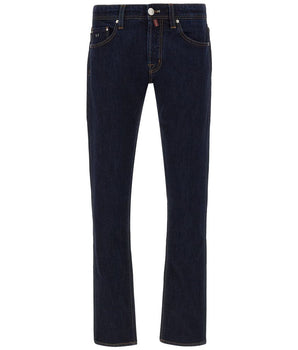 Tramarossa Blue Cotton Men's Jeans