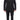 Dolce &amp; Gabbana Elegant Black Striped Wool-Silk Blend Suit