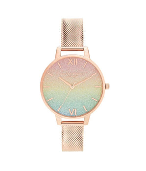 Olivia Burton Multicolor Stainless Steel Dress Watch