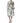 Dolce &amp; Gabbana White Silk Floral Print A-line Midi Dress