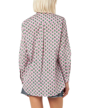Camisa de algodón rosa MC2 Saint Barth