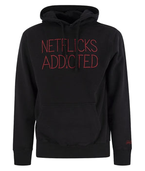 MC2 Saint Barth Men's Black Cotton Sweatshirt