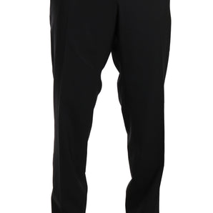 Dolce & Gabbana Elegant Black Wool Dress Pants