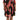 Dolce & Gabbana Elegant Black Shift Dress with Pink Tulips Print Dolce & Gabbana