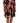 Dolce & Gabbana Elegant Black Shift Dress with Pink Tulips Print Dolce & Gabbana 
