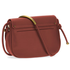 Bolso bandolera de piel roja para mujer de PINKO