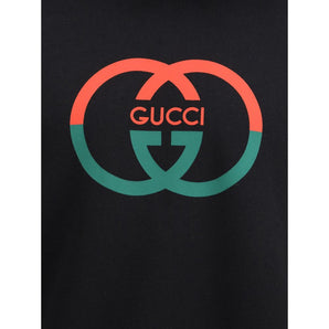 Sudadera con capucha y logotipo de Gucci