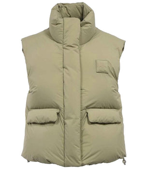 Chaleco de nailon verde Moose Knuckles