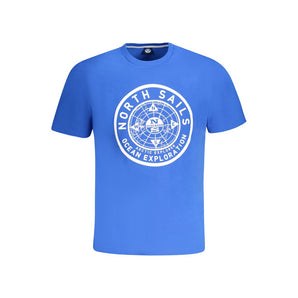 North Sails Blue Cotton Men TShirt