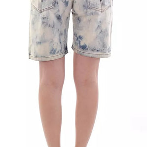 Pantalones cortos vaqueros de algodón lavado azul D&amp;G de Dolce &amp; Gabbana