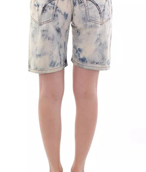 Dolce &amp; Gabbana Blue D&amp;G Cotton Washed Jeans Denim Shorts
