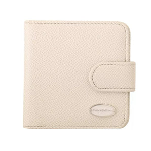 Dolce &amp; Gabbana White Dauphine Leather Condom Case Holder Pocket Wallet