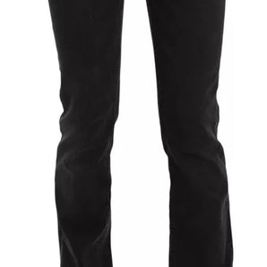 Pantalones vaqueros negros ajustados de algodón de Dolce &amp; Gabbana D&amp;G