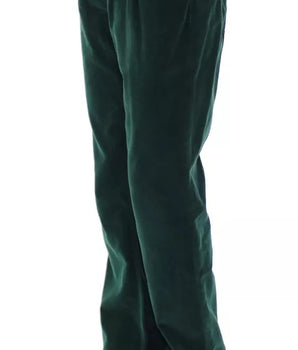 Dolce &amp; Gabbana Green Cotton Corduroys SLIMMY Fit D&amp;G Pants