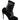 Botines florales elásticos de tul negro de Dolce &amp; Gabbana