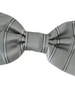 Dolce &amp; Gabbana Light Gray Lining Adjustable Neck Butterfly Bow Tie