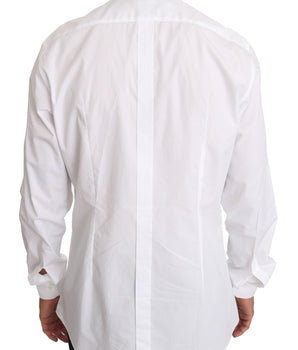 Dolce & Gabbana Elegant Slim Fit Dress Shirt in Pure White Dolce & Gabbana 