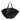 Brunello Cucinelli Black Leather Logo Shoulder Strap Shopping Tote Bag