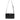 Dolce & Gabbana Black Leather Crystal Embellished Logo Shoulder Bag