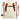 Dolce & Gabbana Beige Brown Canvas Leather Travel Back Pack Bag