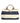 Dolce &amp; Gabbana White Navy Striped Canvas Top Handle Tote Bag