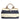Dolce & Gabbana White Navy Striped Canvas Top Handle Tote Bag
