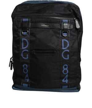 Dolce &amp; Gabbana Black Nylon DG Logo School Backpack Bag