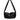 Dolce & Gabbana Black Leather Logo Plaque Shoulder Bag