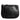 Dolce & Gabbana Black Leather Flap Saddle Shoulder Bag