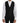 Dolce & Gabbana Black Solid Wool Silk Waistcoat Vest