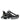 Dolce &amp; Gabbana Black Silver SUPER KING Leather Sneaker Shoes