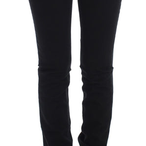 Cavalli Chic Slim Skinny Black Jeans