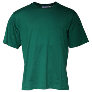 Dolce &amp; Gabbana Green Logo Crew Neck Short Sleeves T-shirt