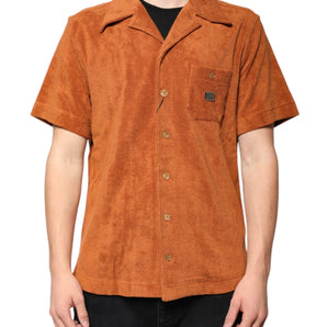 Dolce &amp; Gabbana Hazel Cotton Velvet Button Down Collared Shirt