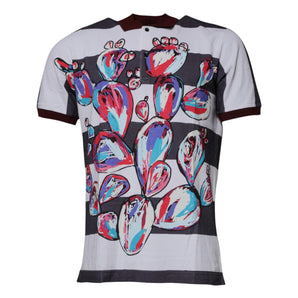 Dolce &amp; Gabbana Multicolor Graphic Collared Polo T-shirt