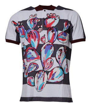 Dolce &amp; Gabbana Multicolor Graphic Collared Polo T-shirt
