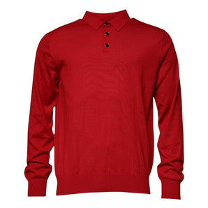Suéter con cuello de cachemira rojo de Dolce &amp; Gabbana