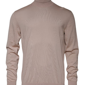 Dolce &amp; Gabbana Jersey de cuello alto de cachemira beige