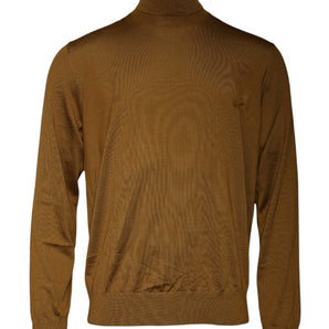 Dolce &amp; Gabbana Jersey de cuello alto de cachemira marrón