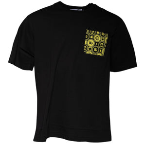 Dolce &amp; Gabbana Black Logo Print Cotton Short Sleeve T-shirt