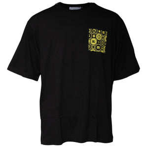 Dolce &amp; Gabbana Black Logo Print Cotton Short Sleeve T-shirt