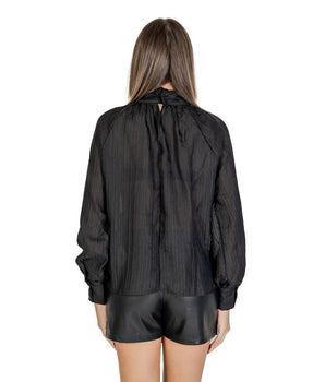 Jacqueline De Yong Black Polyester Blouse
